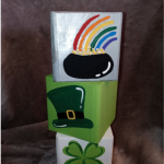 Painting in the Park- St. Patty's Day Blocks