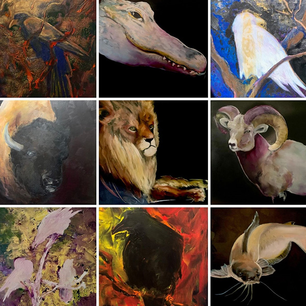 Gallery Show Opening: Animals on Black