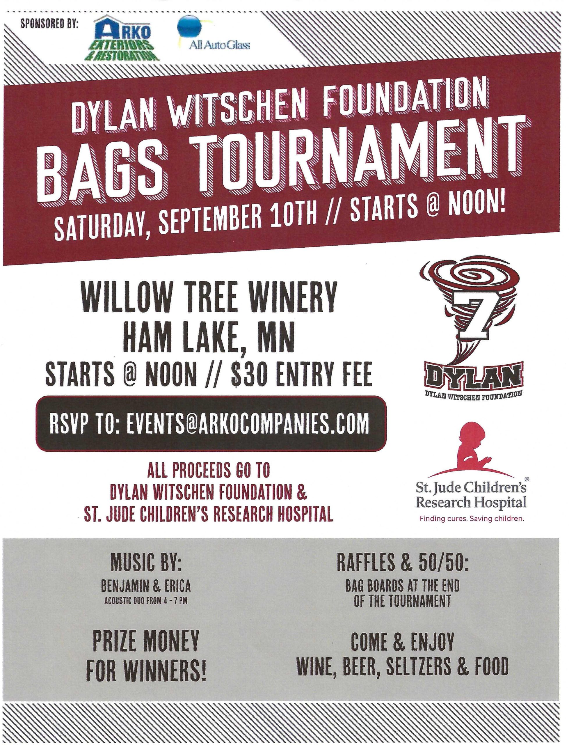 Dylan Witschen Foundation Bags Tournament Twin Cities Gateway