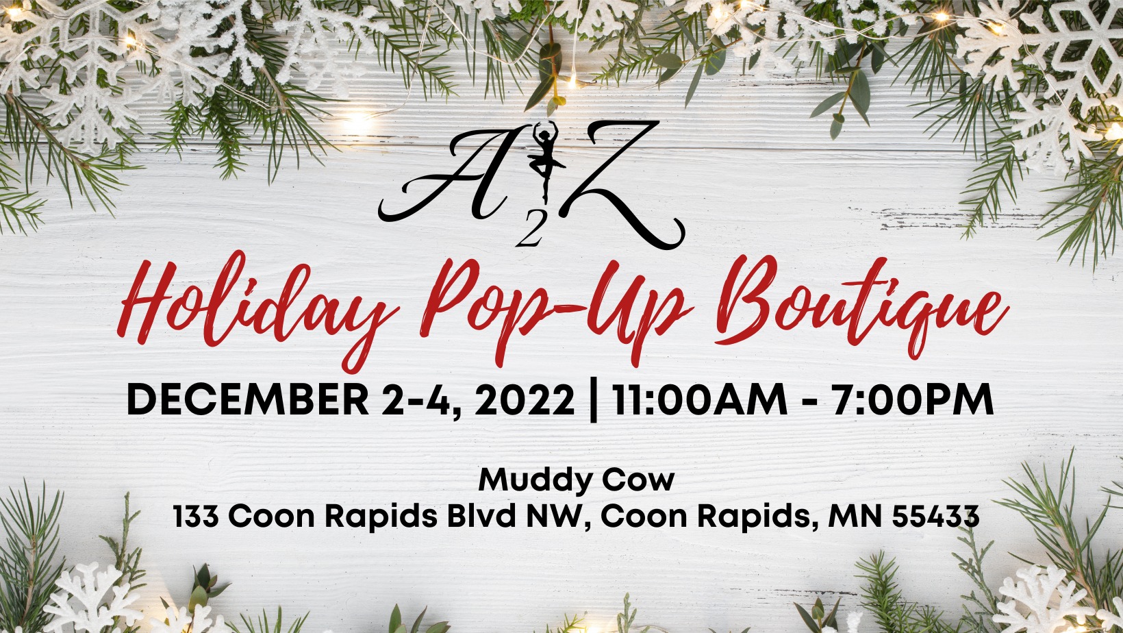 A2Z Holiday Boutique Pop-Up!