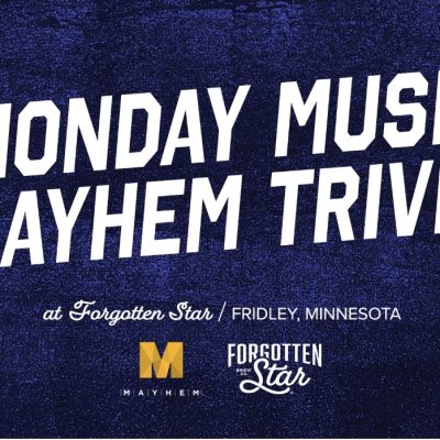 Monday Music Mayhem Trivia at Forgotten Star Brewing