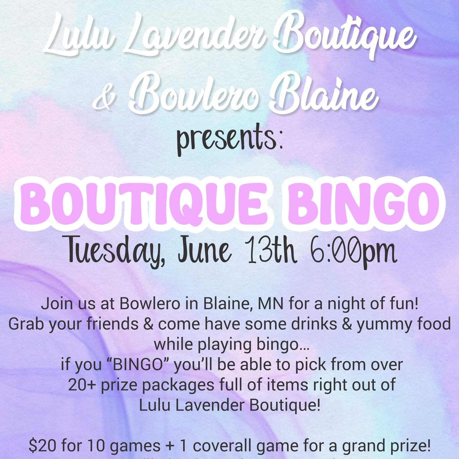 Boutique BINGO Twin Cities Gateway
