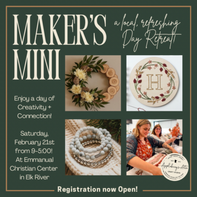 Winter Maker’s Mini Day Retreat!