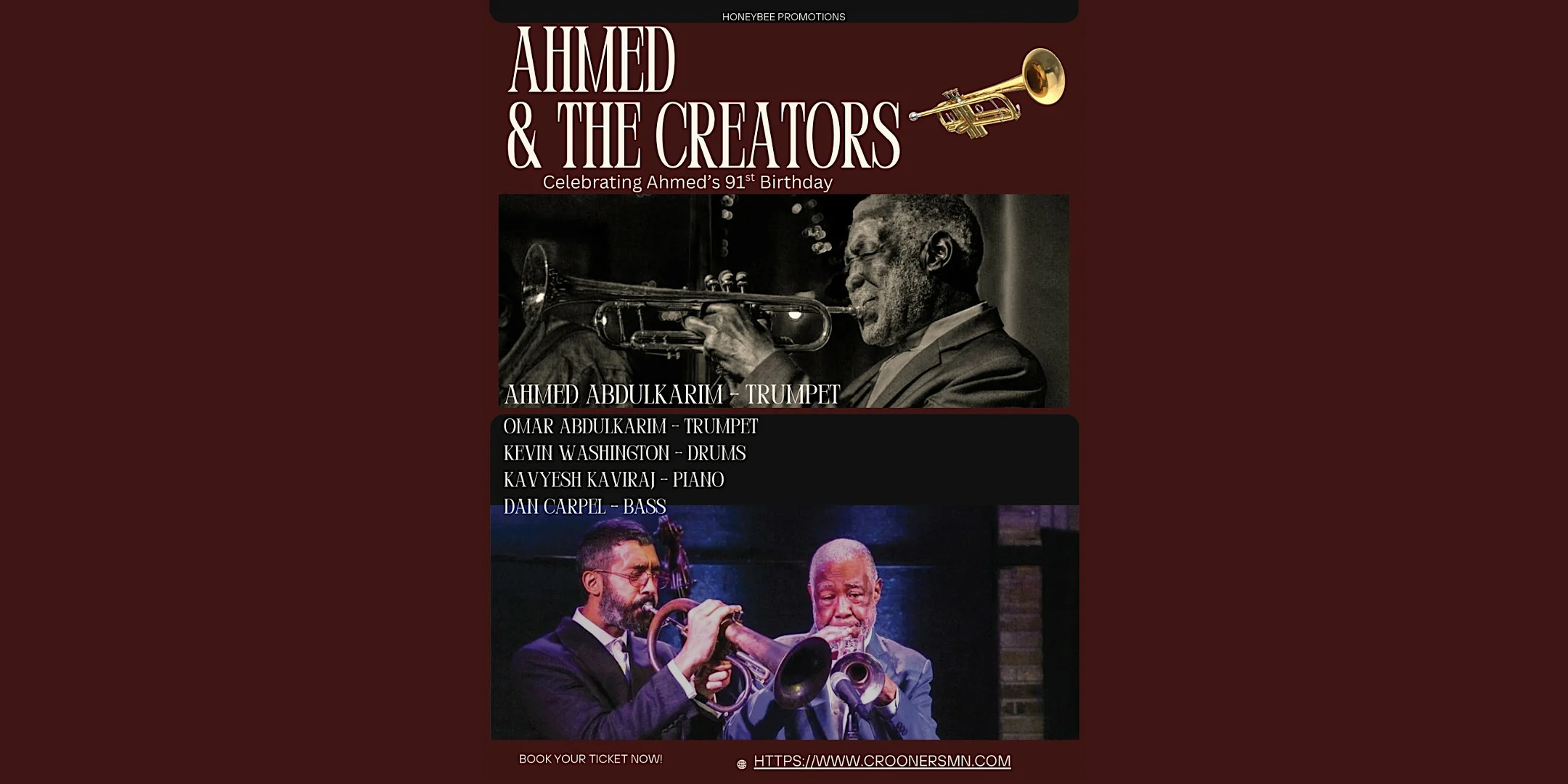 Ahmed & the Creators – Ahmed’s 91st Birthday Performance