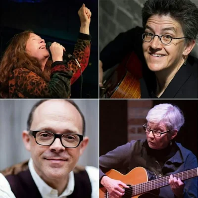THE BIRD SHOW: Ann Reed, Claudia Schmidt, Dan Chouinard and Joan Griffith