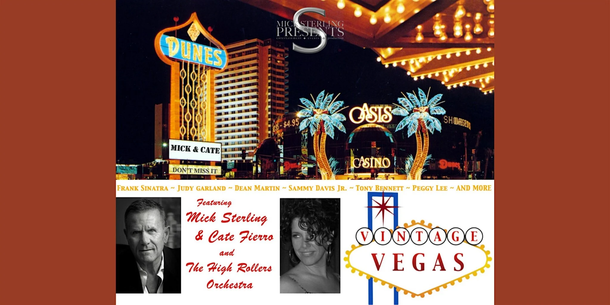 VINTAGE VEGAS / The Songs of Sinatra, Bennett, Garland, Liza, Sammy, & Dean
