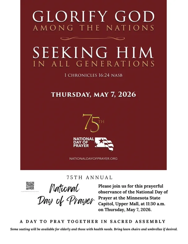 National Day of Prayer Gathering at the Minnesota State Capitol